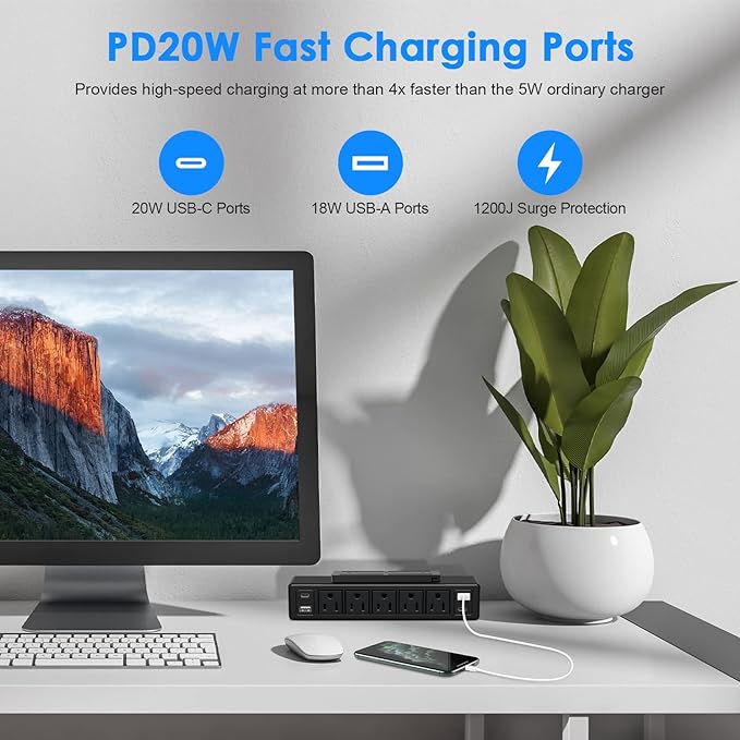 9-in-1 Desk Power Strip
