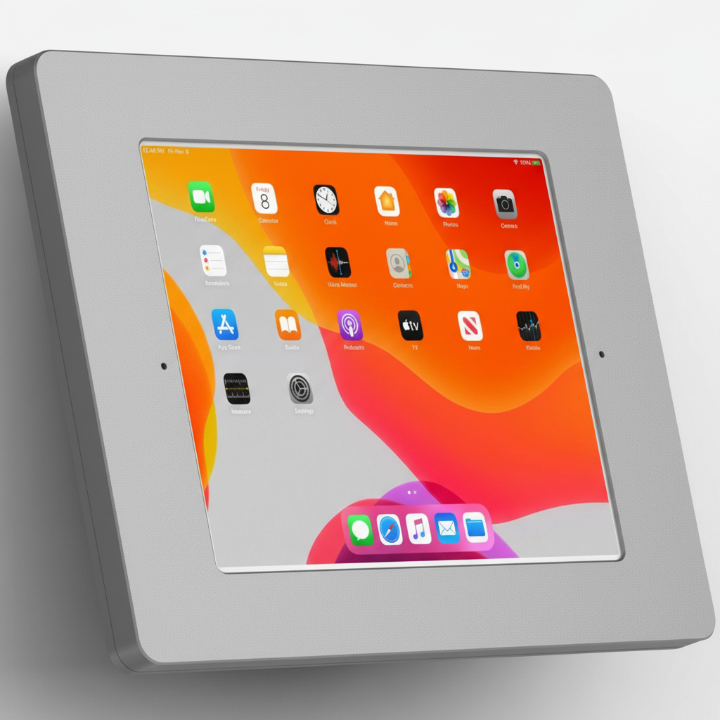 VidaMount iPad w. Fixed Tilted 15° Wall Mount