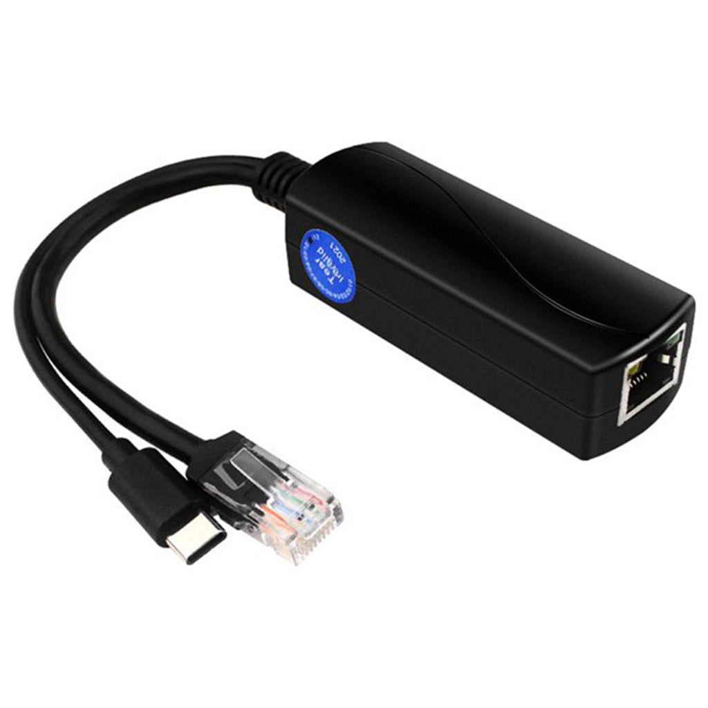  Procet Gigabit USB c to ethernet poe Splitter,IEEE802