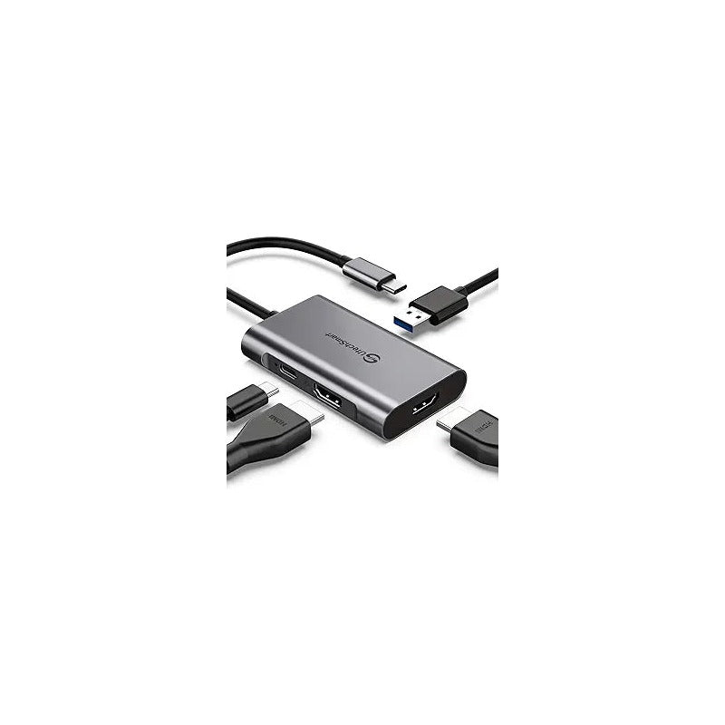 USB-C Hub – Dual HDMI 100W PD Adapter