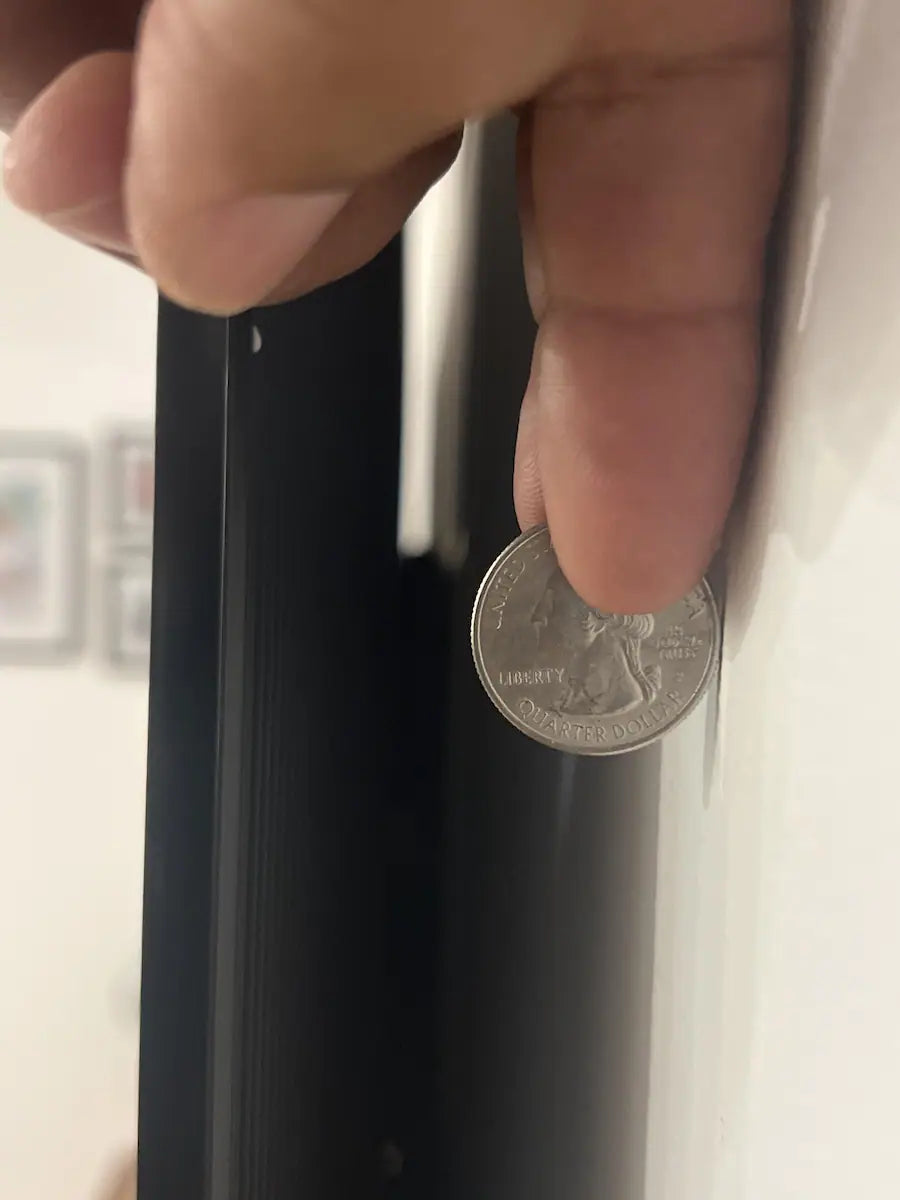 DIS-SN-1 ultra slim TV mount depth — display sits just 0.67 inches from wall