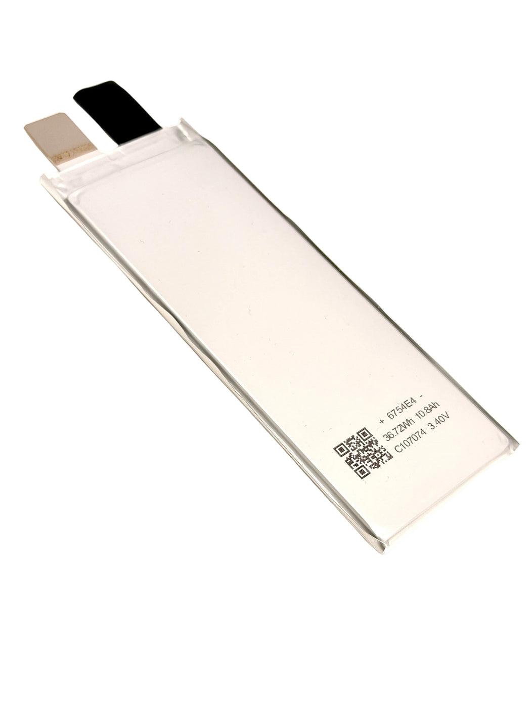 PowerBx High-Density 3.4V 11Ah silicon-anode lithium-ion cell, front