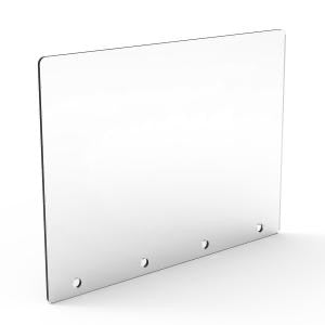 Sneeze Guard with 4 Mounting Holes